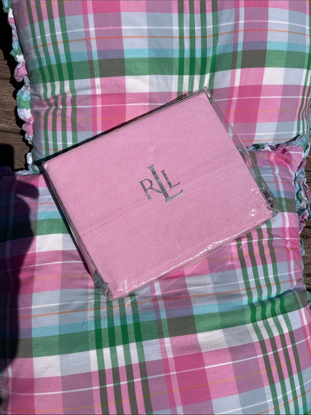 Lauren, Ralph Lauren,  University, Oxford, pink twin sheet set🩷